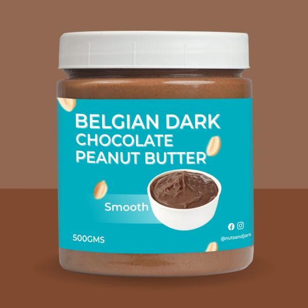Peanut Butter Belgian Dark Chocolate Smooth 500GM