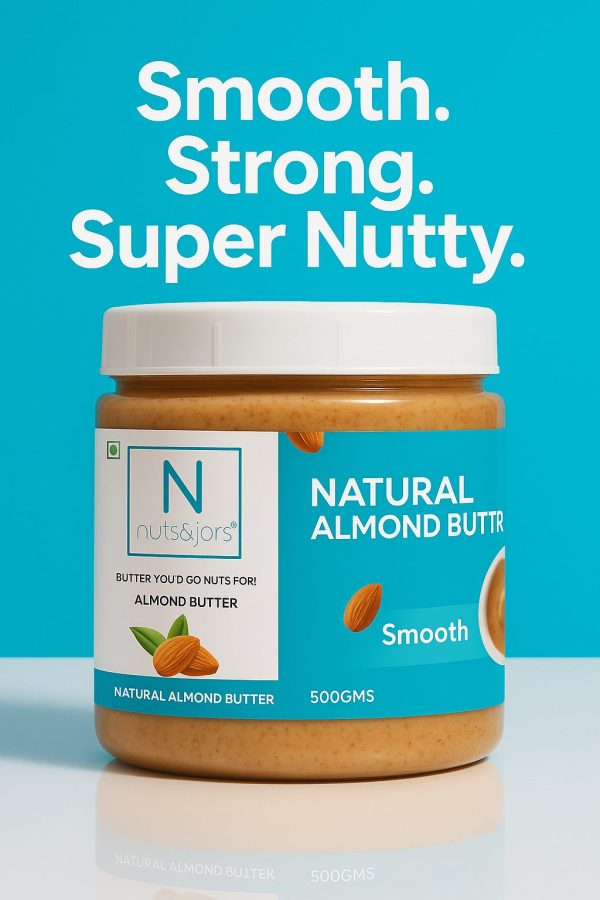 Natural Almond Butter Smooth 500GM