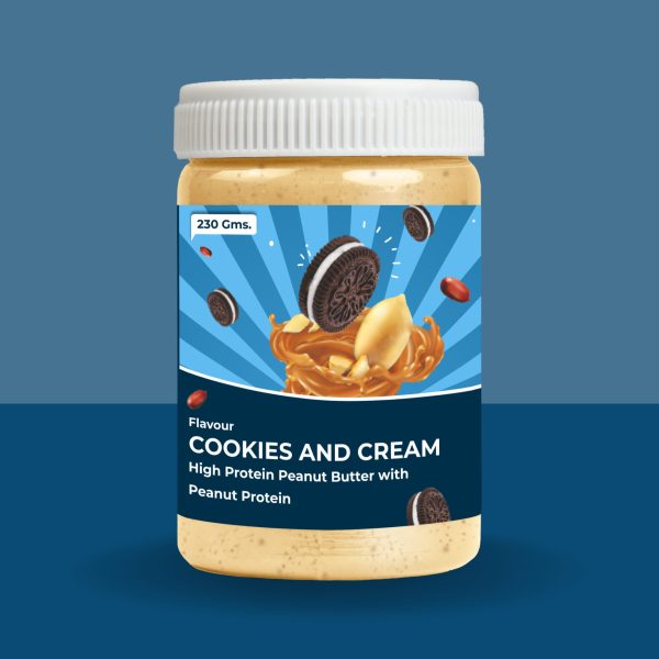 Cookies and Cream Peanut Butter with Peanut Protein 230GMS